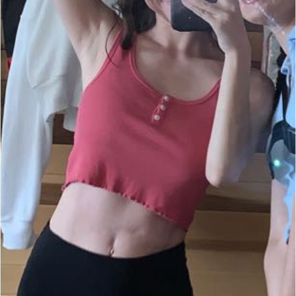 Pink Crop Tank - Picture 6 of 6